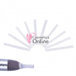 Plasa pentru protectie pensule de Make Up, 5 bucati art PR002 Albe